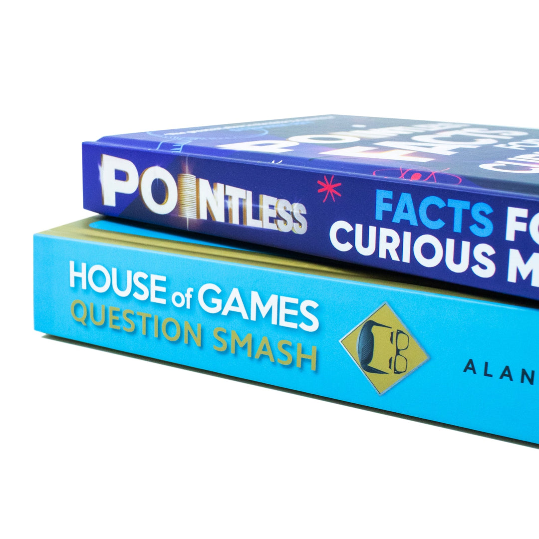 Alan Connor Collection 2 Books Set (House of Games Question Smash & Pointless Facts for Curious Minds)