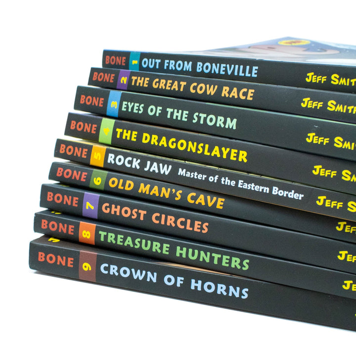 The Bone Series Collection Book Set By Jeff Smith (1-9 Books) (Graphic Novels)