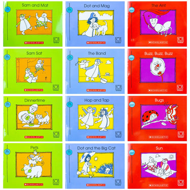 Bob Books: First Stories (Stage 1: Starting to Read) | 12-Book Set for Toddlers & Kids | Early Readers, Literacy, Fun Learning & Beginner Reading