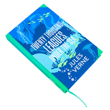 Twenty Thousand Leagues Under The Sea Book By Jules Verne | Classics Sprayed Edge Deluxe Hardcover Edition