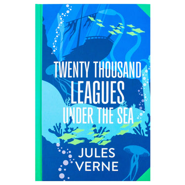 Twenty Thousand Leagues Under The Sea Book By Jules Verne | Classics Sprayed Edge Deluxe Hardcover Edition