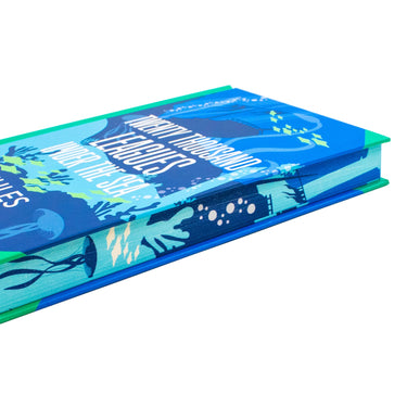 Twenty Thousand Leagues Under The Sea Book By Jules Verne | Classics Sprayed Edge Deluxe Hardcover Edition