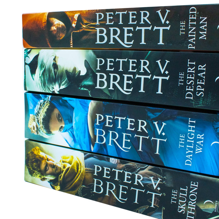 Demon Cycle Series 4 Books Collections Set By Peter V. Brett Inc Desert Spear