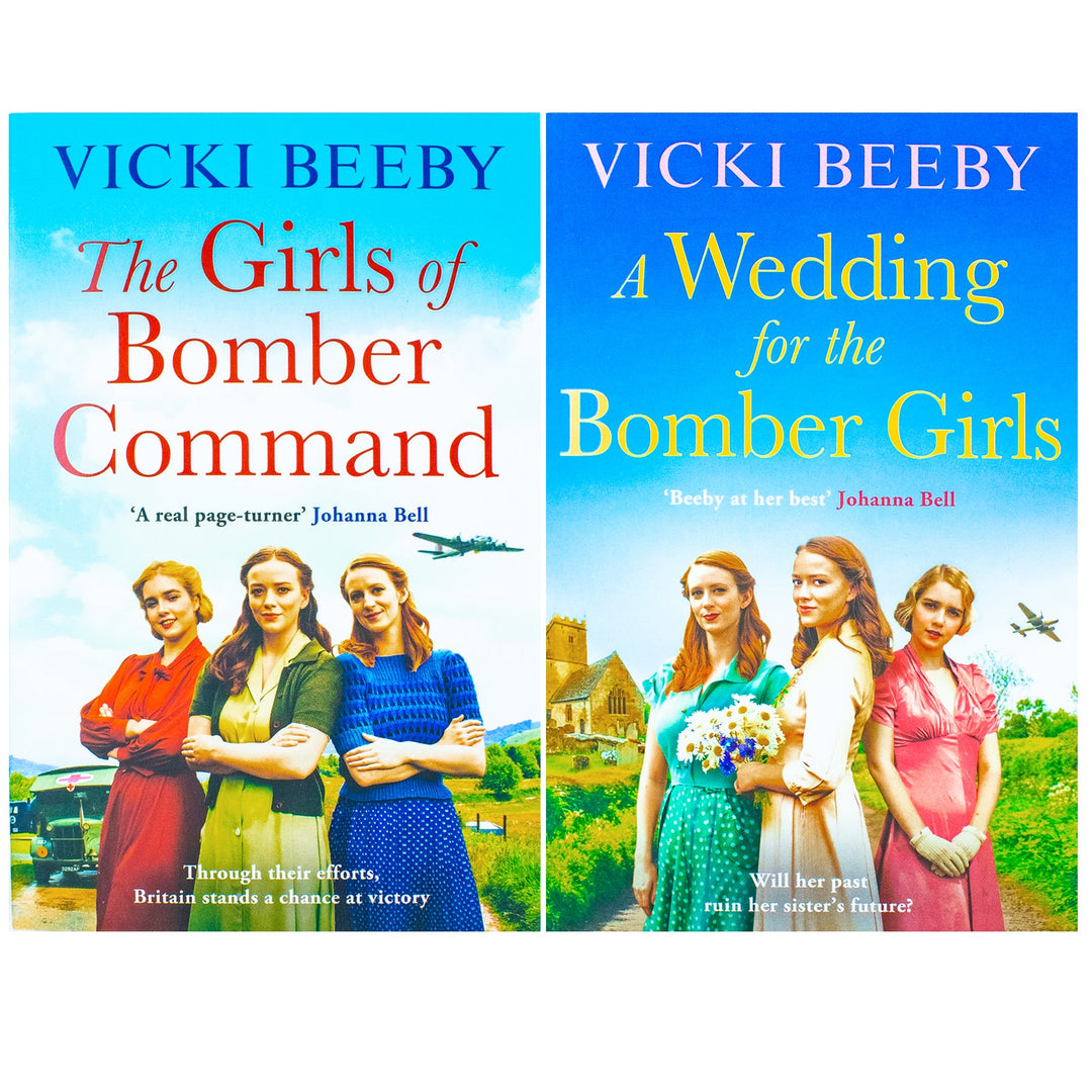 Vicki Beeby Bomber Command Girls series 2 book Set ( The Girls of Bomber Command, A Wedding For The Bomber Girls )