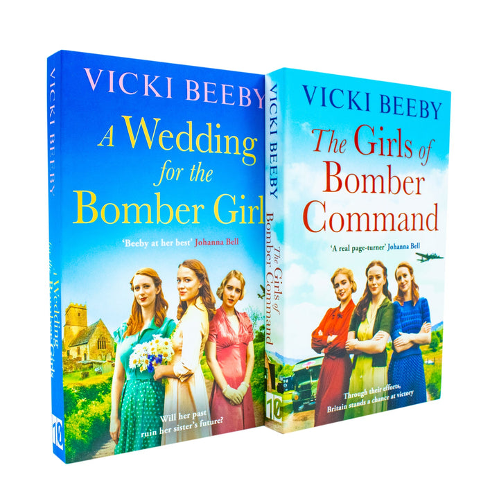 Vicki Beeby Bomber Command Girls series 2 book Set ( The Girls of Bomber Command, A Wedding For The Bomber Girls )