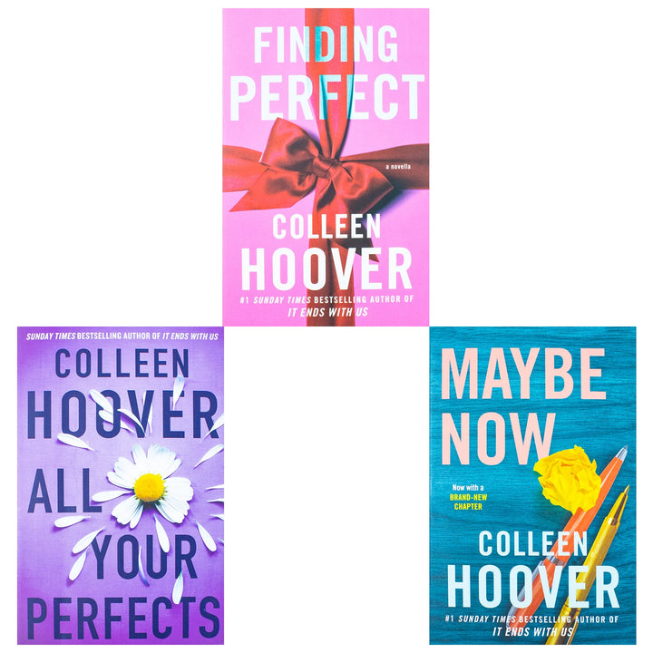 Colleen Hoover Collection 3 Book Set (Maybe Now, Finding Perfect, All  your Perfects)