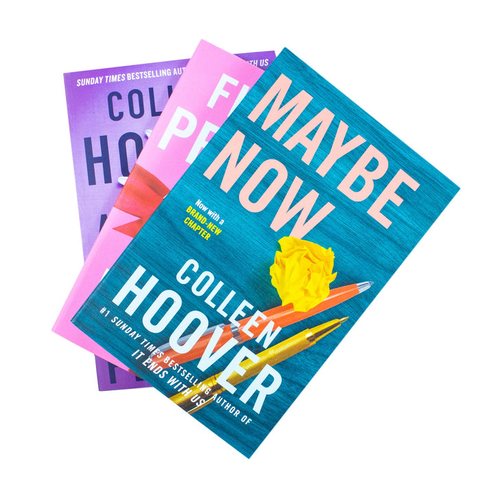 Colleen Hoover Collection 3 Book Set (Maybe Now, Finding Perfect, All  your Perfects)