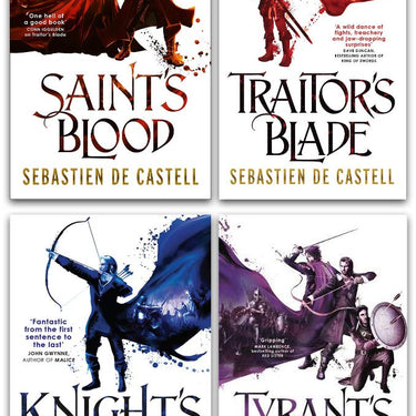 The Greatcoats Series 4 Books Collection Set By Sebastien De Castell - Traitors Blade Knights Shad..