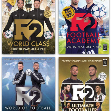 F2 Freestylers Football Series 4 Books Collection Set (F2 World Class, F2 Footba