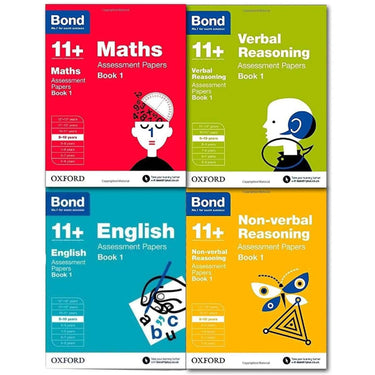 Bond 11+  4 Books Set Ages 9-10