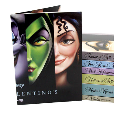 Disney Villains Collection (Includes 5 books With Poster & Journal) By Serena Valentino