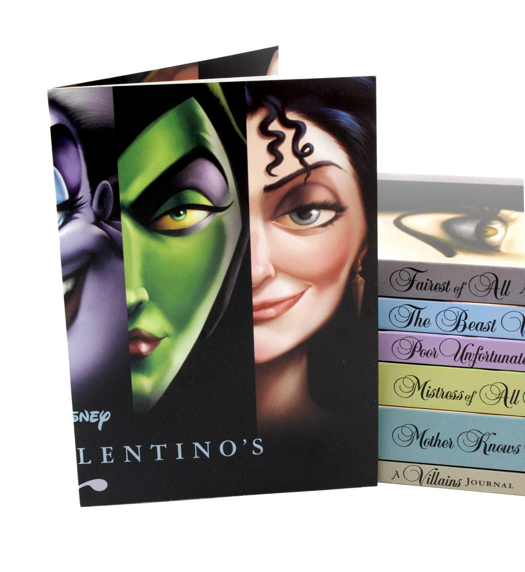 Disney Villains Collection (Includes 5 books With Poster & Journal) By Serena Valentino