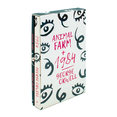 George Orwell 2 Books Set Collection, Animal Farm, 1984 Big Brother is watching