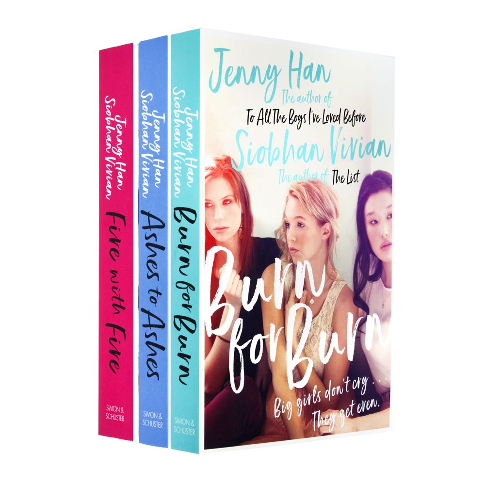 The Burn for Burn Trilogy 3 Books Collection Set by Jenny Han and Siobhan Vivian (Burn for Burn, Ashes to Ashes, Fire with Fire)