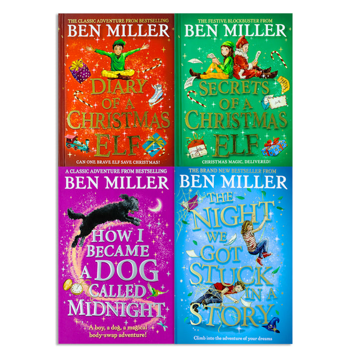 Ben Miller Christmas Adventure Series Collection 4 Books Set