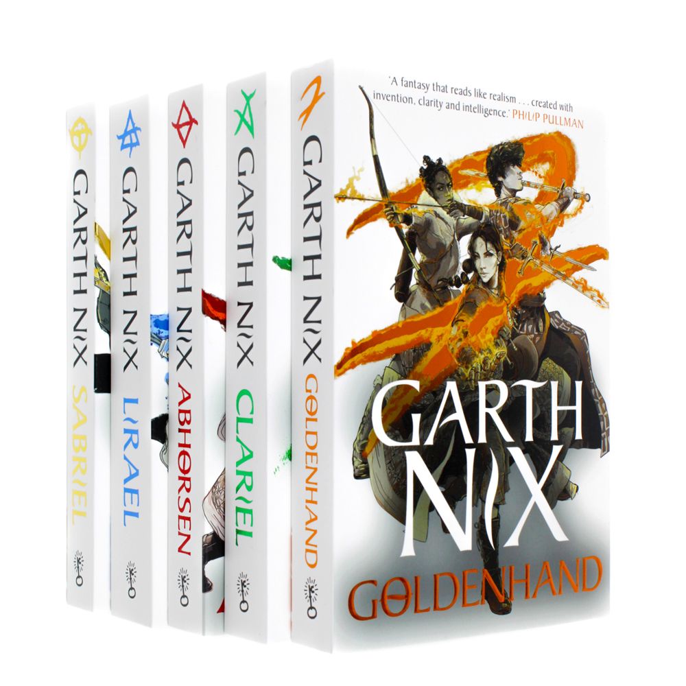 Photo of The Old Kingdom Series 5 Book Box Set by Garth Nix on a White Background