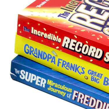 Jenny Pearson Collection 3 Books Set (The Incredible Record Smashers, Grandpa Frank's Great Big Bucket List & The Super Miraculous Journey of Freddie Yates)