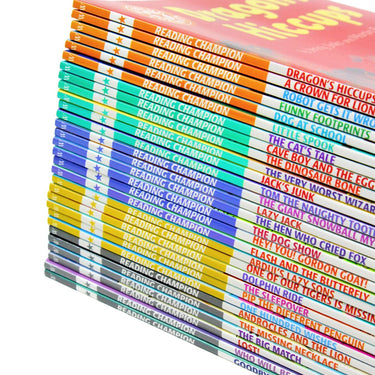 Reading Champion Library Series 2 – 30-Book Set for Developing Readers | Fun Children's Stories, Early Learning, Literacy Skills & Educational Reading