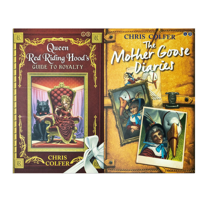 Chris Colfer The Land of Stories 2 Books Collection Set (The Mother Goose Diaries, Queen Red Riding Hood's Guide to Royalty)