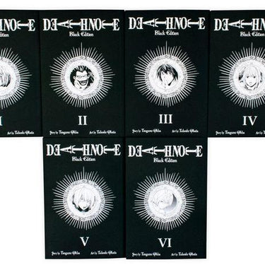 Death Note Black Edition Volume 1-6 Collection 6 Books Set Manga Tsugumi Ohba