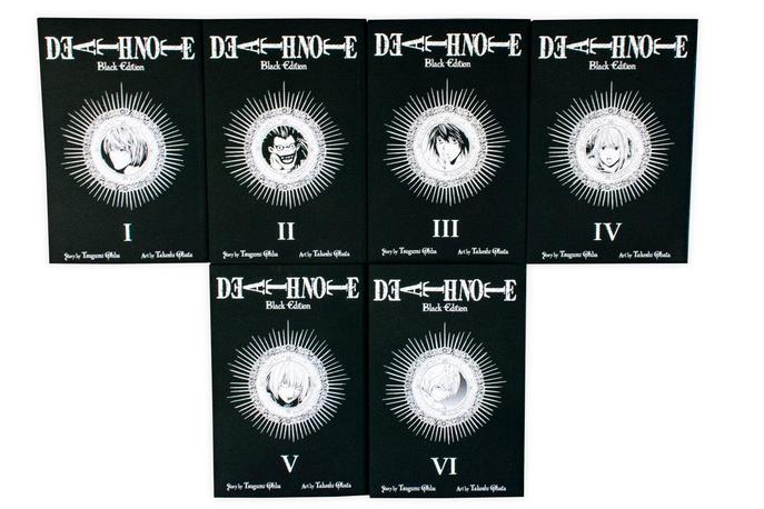 Death Note Black Edition Volume 1-6 Collection 6 Books Set Manga – The Book  Crib