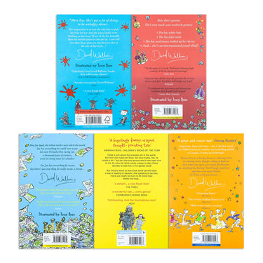 The World Of David Walliams Collection - 5 Paperback Books for Kids (Shrinwrap)