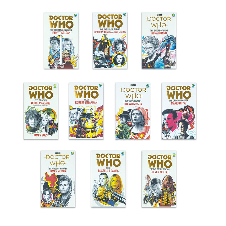 Doctor Who:Target Collection 10 Books Set by Douglas Adams (The Pirate Planet, City of Death, Crimson Horror, Day of the Doctor & More!)