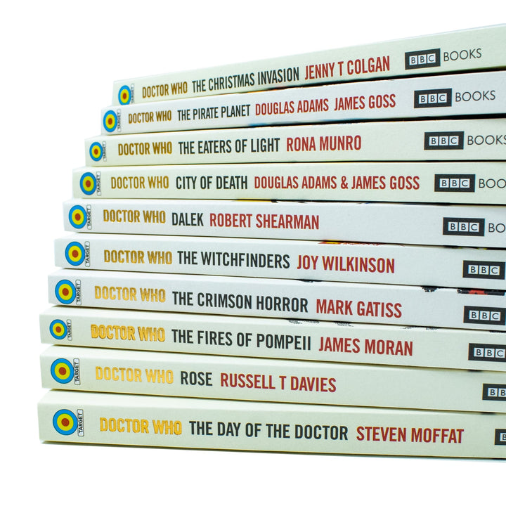 Doctor Who:Target Collection 10 Books Set by Douglas Adams (The Pirate Planet, City of Death, Crimson Horror, Day of the Doctor & More!)