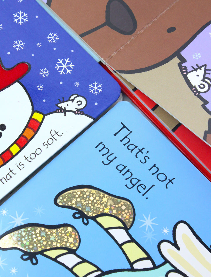 Thats Not My Touchy Feely 5 Board Books Set Christmas Collection