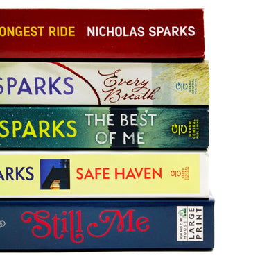 Nicholas Sparks 5 book set 4 ( The Longest Ride, Every Breath, Safe Haven, The Best of me, Still Me)