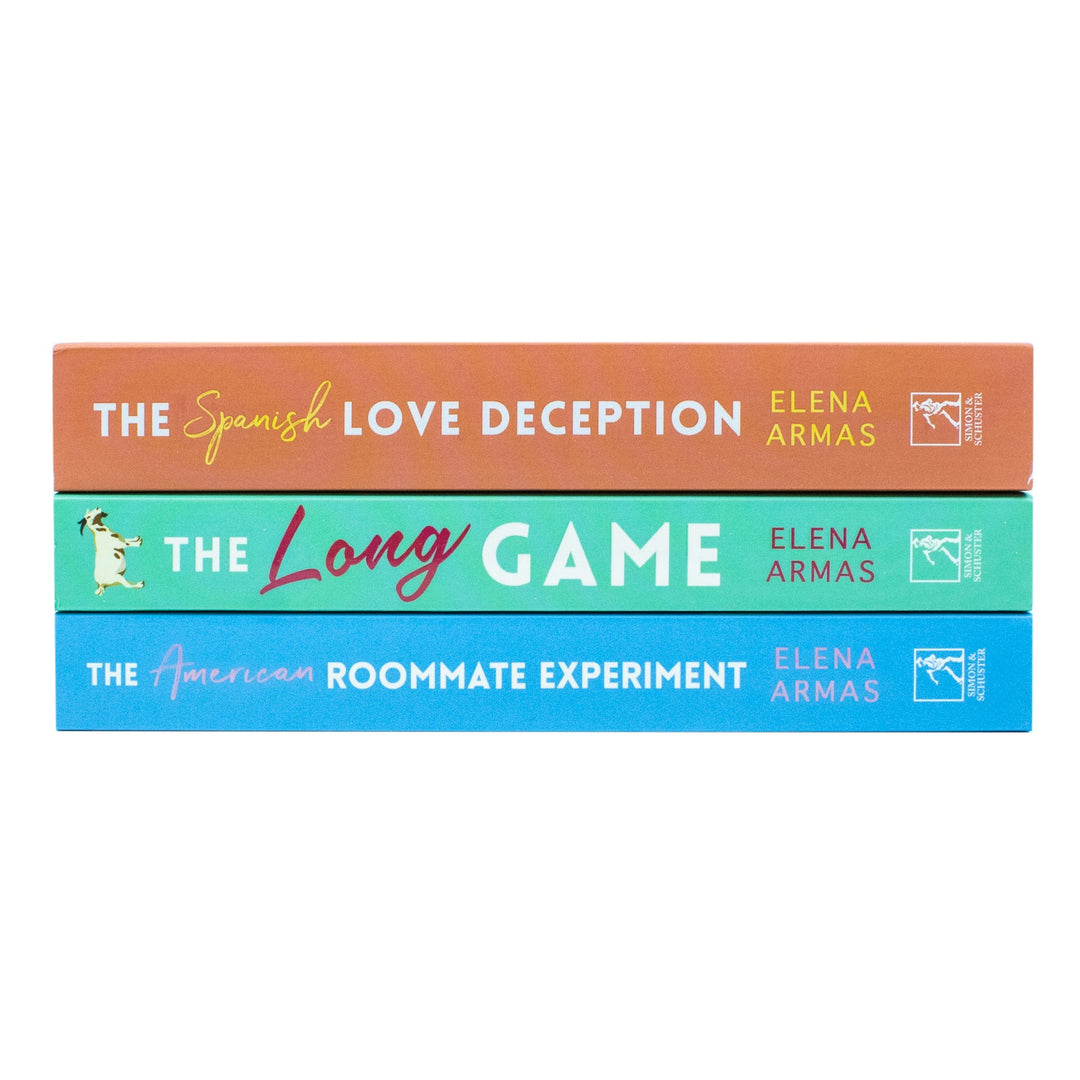 Elena Armas 3 Books Collection Set (The Spanish Love Deception, The American Roommate Experiment & The Long Game)