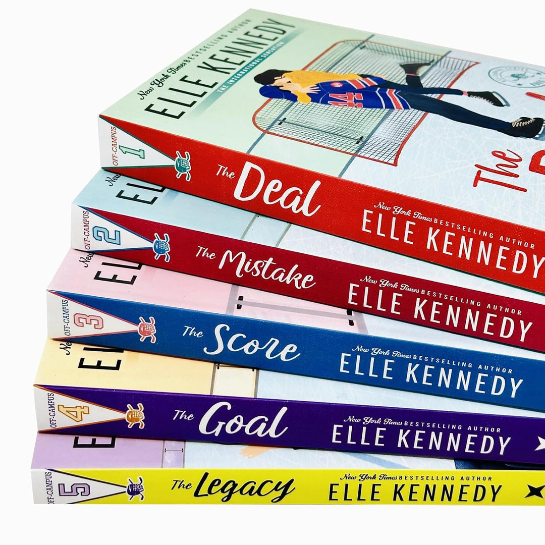 Elle Kennedy Off Campus Series 5 Books Collection Set (The Deal, Mistake, Score, Goal, Legacy)