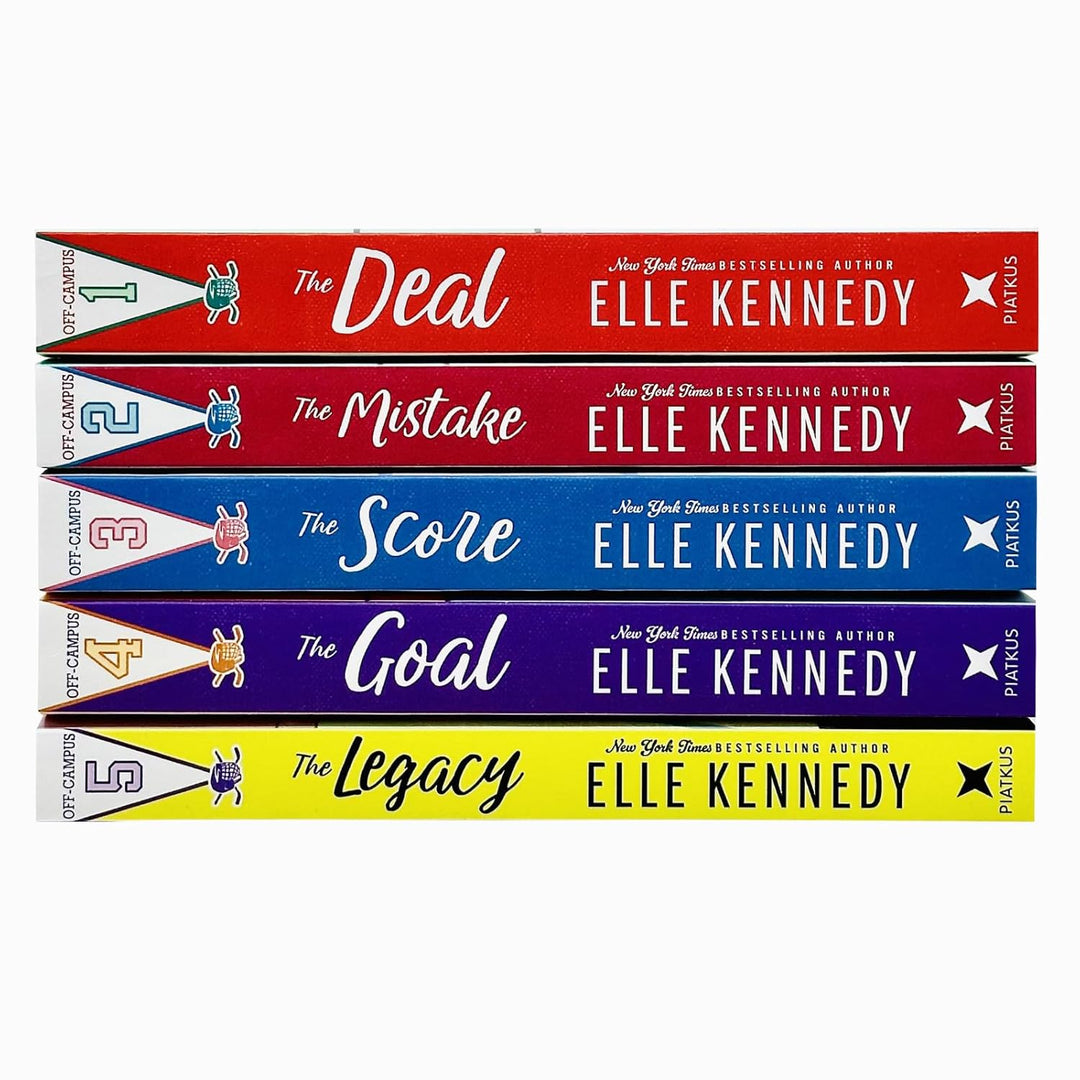 Elle Kennedy Off Campus Series 5 Books Collection Set (The Deal, Mistake, Score, Goal, Legacy)