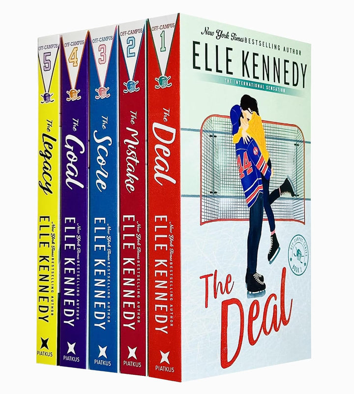 Elle Kennedy Off Campus Series 5 Books Collection Set (The Deal, Mistake, Score, Goal, Legacy)