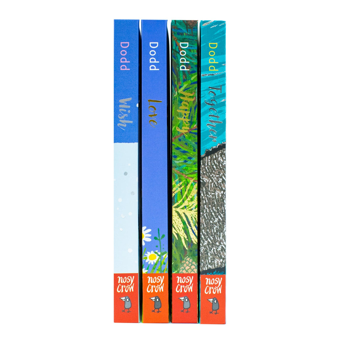 Emma Dodd Animal Series 4 Books Collection Set ( Together, Happy, Love, Wish)