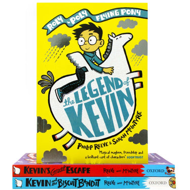 A Roly-Poly Flying Pony Adventure 3 Books Set ( Kevin and the Biscuit, Kevin's Great Escape, The Legend of Kevin)