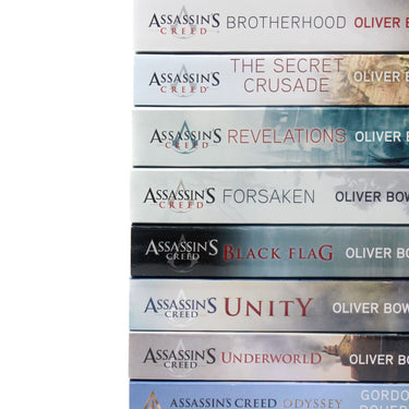Assassin's Creed 10 Books Set by Oliver Bowden - Fiction Adventure Series, Heresy, Odyssey, Crusade, Gaming Novels, Bestsellers, Young Adult Reading