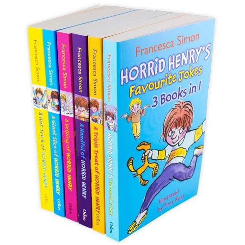 Horrid Henry Series Collection 6 Books Set 18 Titles Francesca Simon