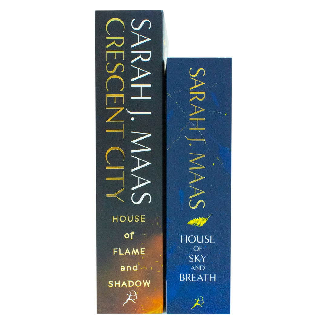 Sarah J Mass 2 Books set House of Flame and Shadow, House of Sky and Breath