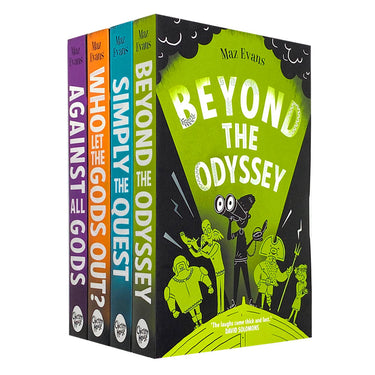 Who Let the Gods Out Series 4-Book Set by Maz Evans | Funny Children’s Fantasy Adventure, Mythology, Chapter Books for Young Readers & Kids' Fiction