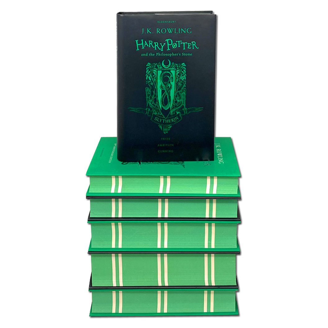 Photo of Harry Potter 6 Books Set Collection Slytherin Edition by J.K. Rowling on a White Background