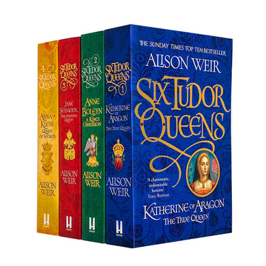 Alison Weir Six Tudor Queens Collection 4 Books Set