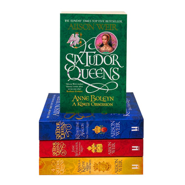 Alison Weir Six Tudor Queens Collection 4 Books Set