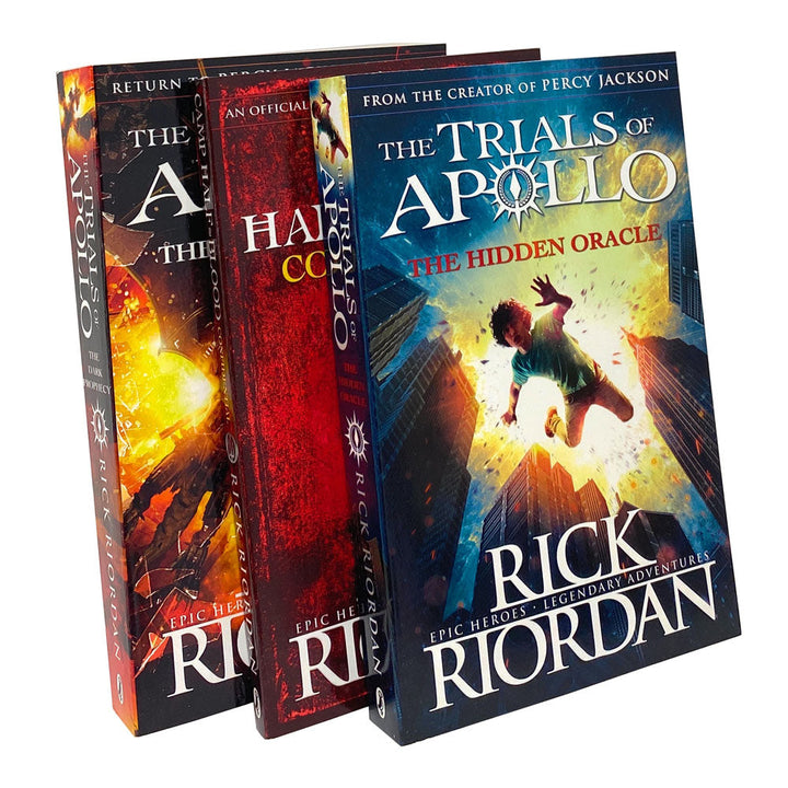 Trials of Apollo Dark Prophecy 3 Books Collection Box Set By Rick Riordan