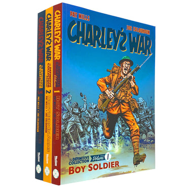 Charleys War The Definitive 3 Books Collection Set Boy Soldier, Brothers In Arms