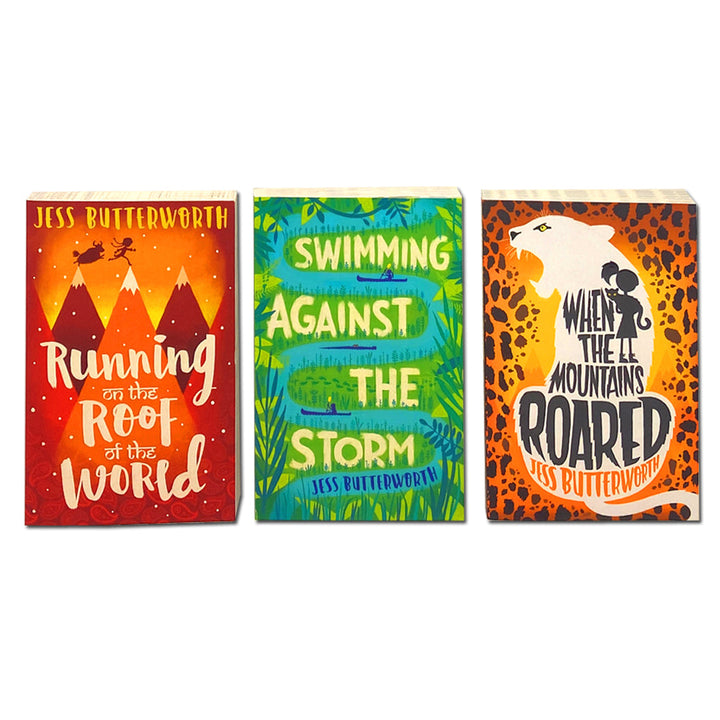 Jess Butterworth Collection 3 Books Set (Running Mountains & Swimming)