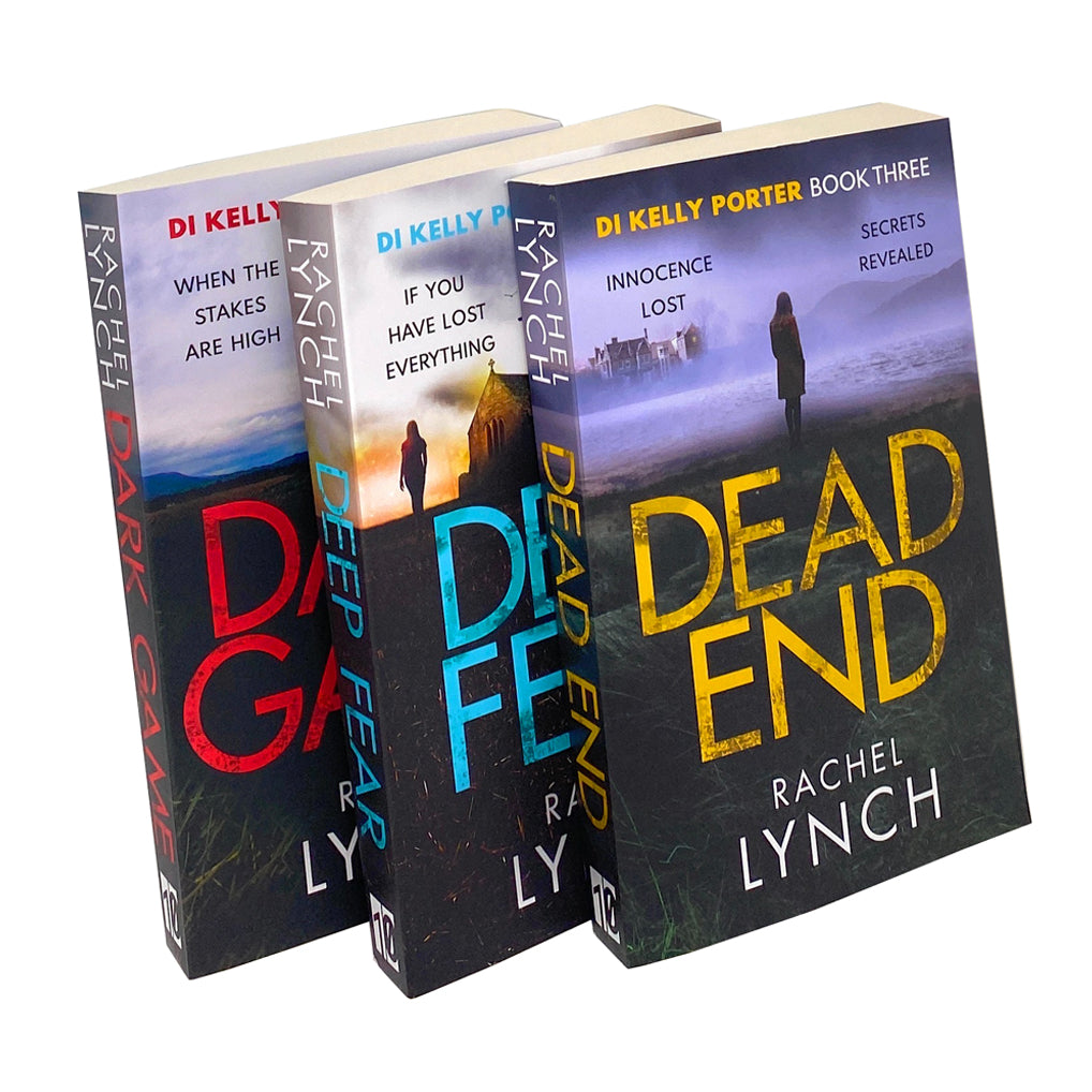 Rachel Lynch Detective Kelly Porter Series 3 Books Collection Set, Dead, End, Fear