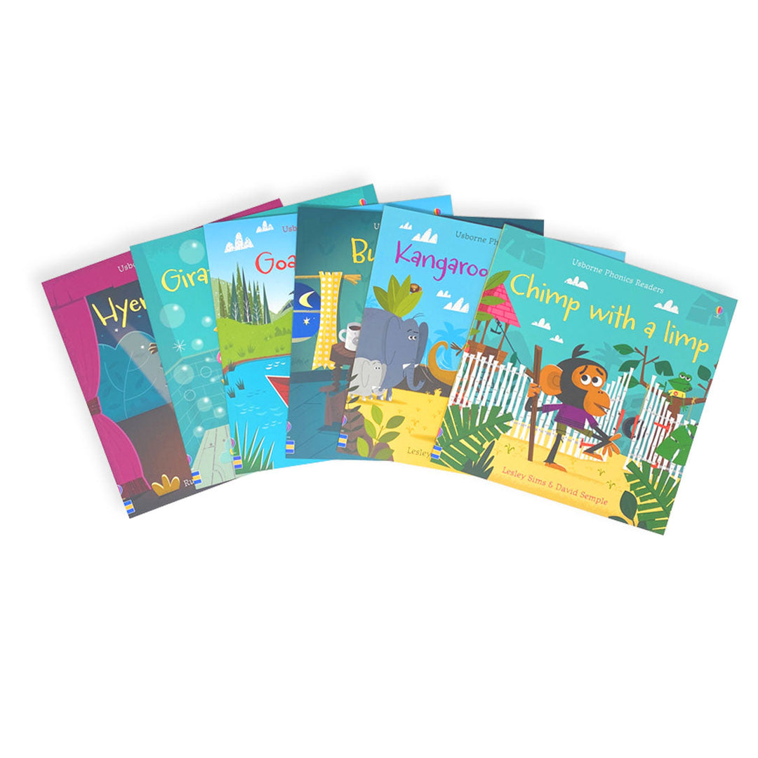 Usborne My First Phonics Reading Library 15 Book Set Inc Shark in the park