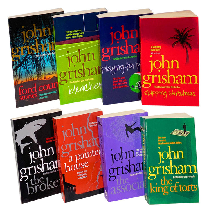 John Grisham Collection 8 Books Set, The Broker, A Painted House...