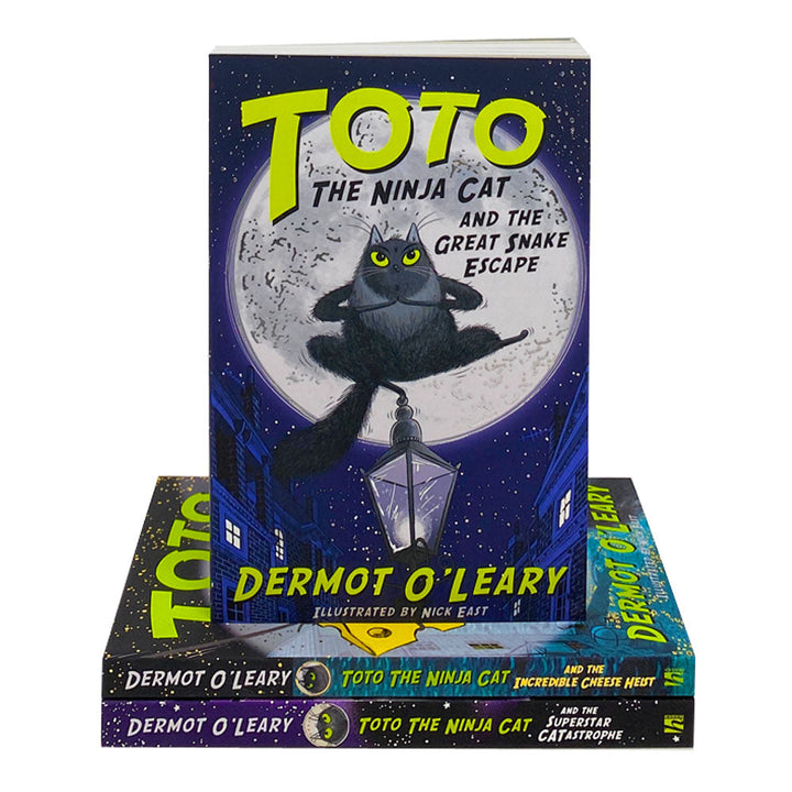 Toto the Ninja Cat Series 3 Books Collection Set By Dermot OLeary